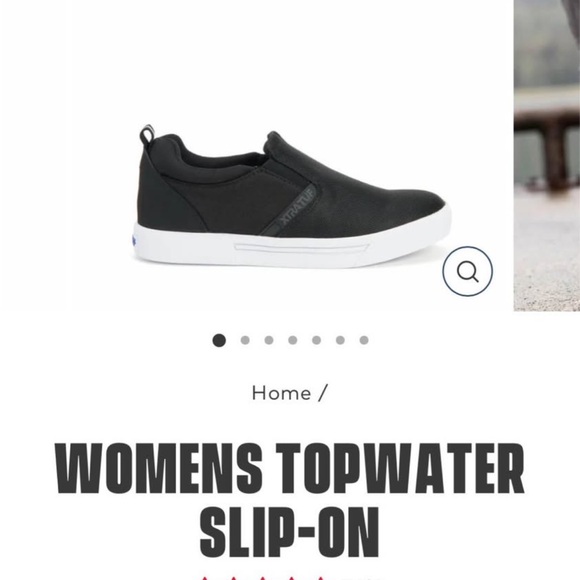Xtratuf Shoes - Xtratuf Black Topwater Slip-On Shoes Womens 9